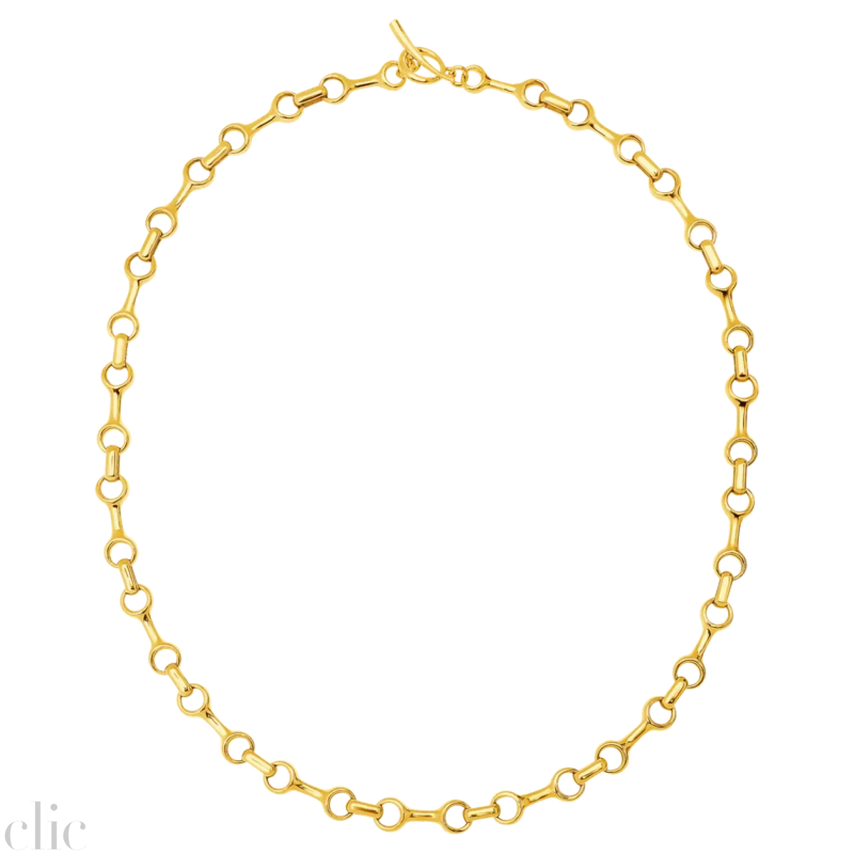 15MM Double Beam Necklace Mini in Gold Vermeil, from Gabriela Artigas
