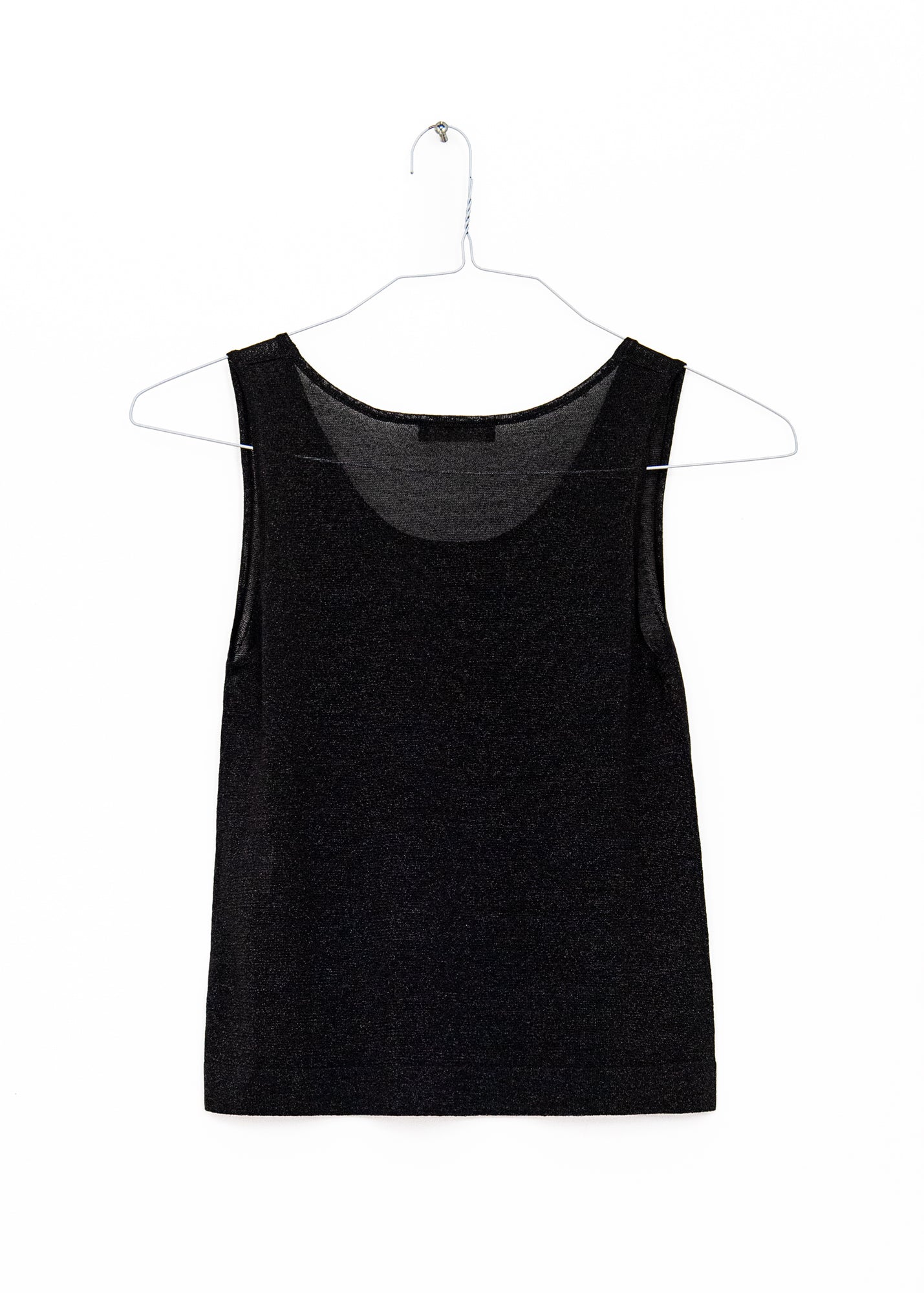 Gala Tank Top in Noir, from Maison Lurex