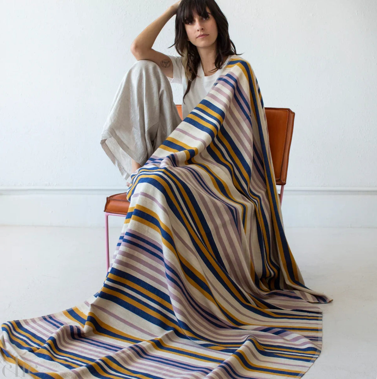 Desert Blanket in Mustard
