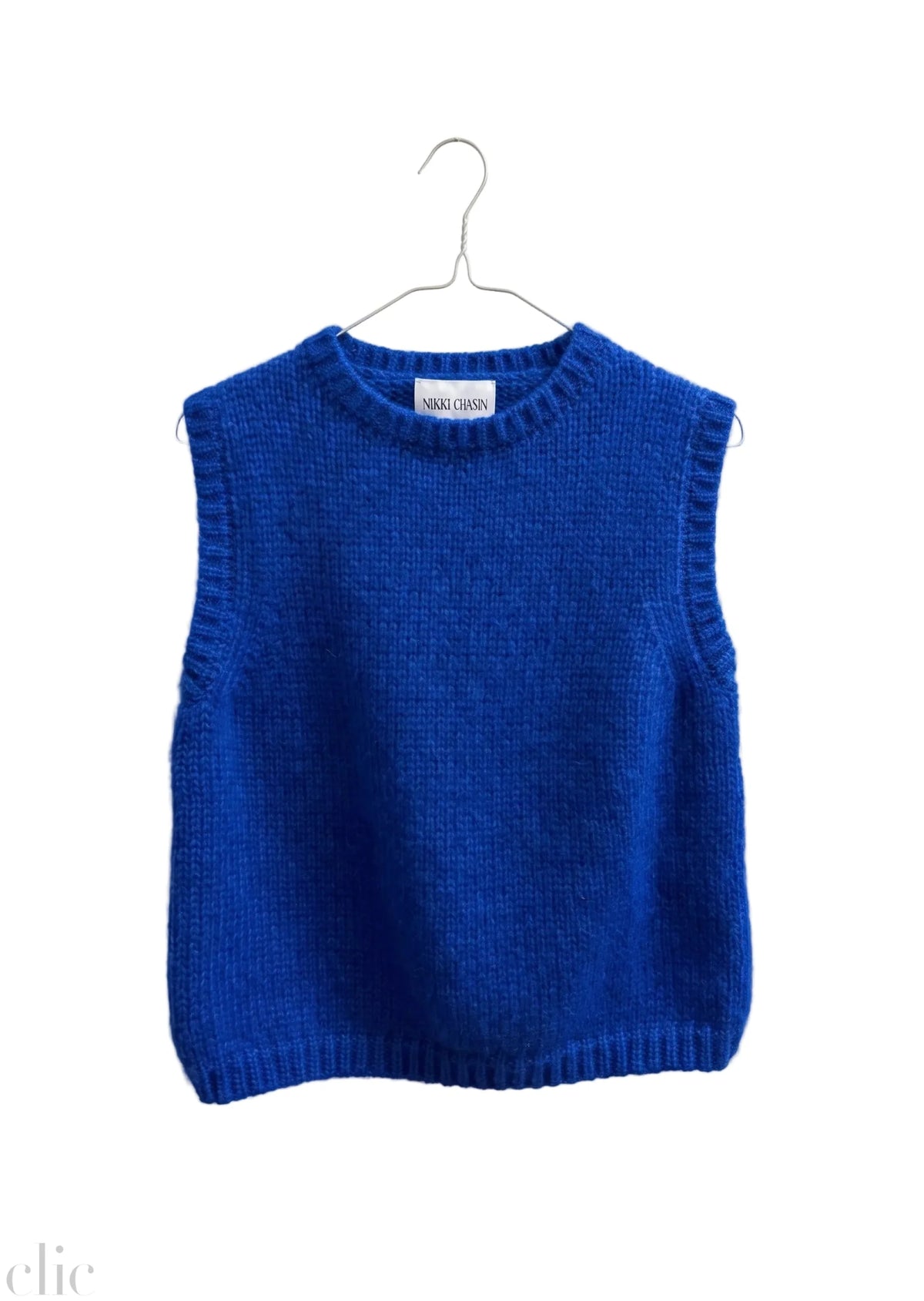 Sabine Sweater Vest in Cobalt, from Nikki Chasin