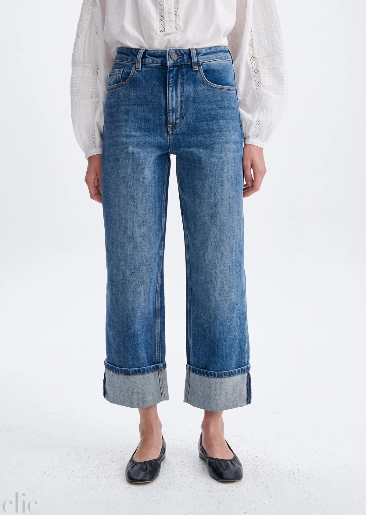Geronimo Jeans in Washed Bleu Gris, from Vanessa Bruno