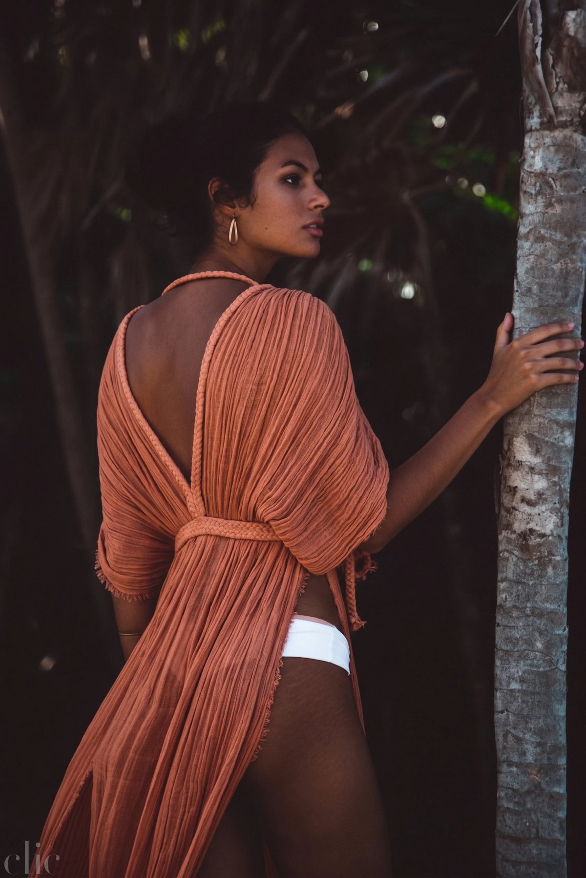 Aura Duster Gown in Terra, from Kasia Kulenty