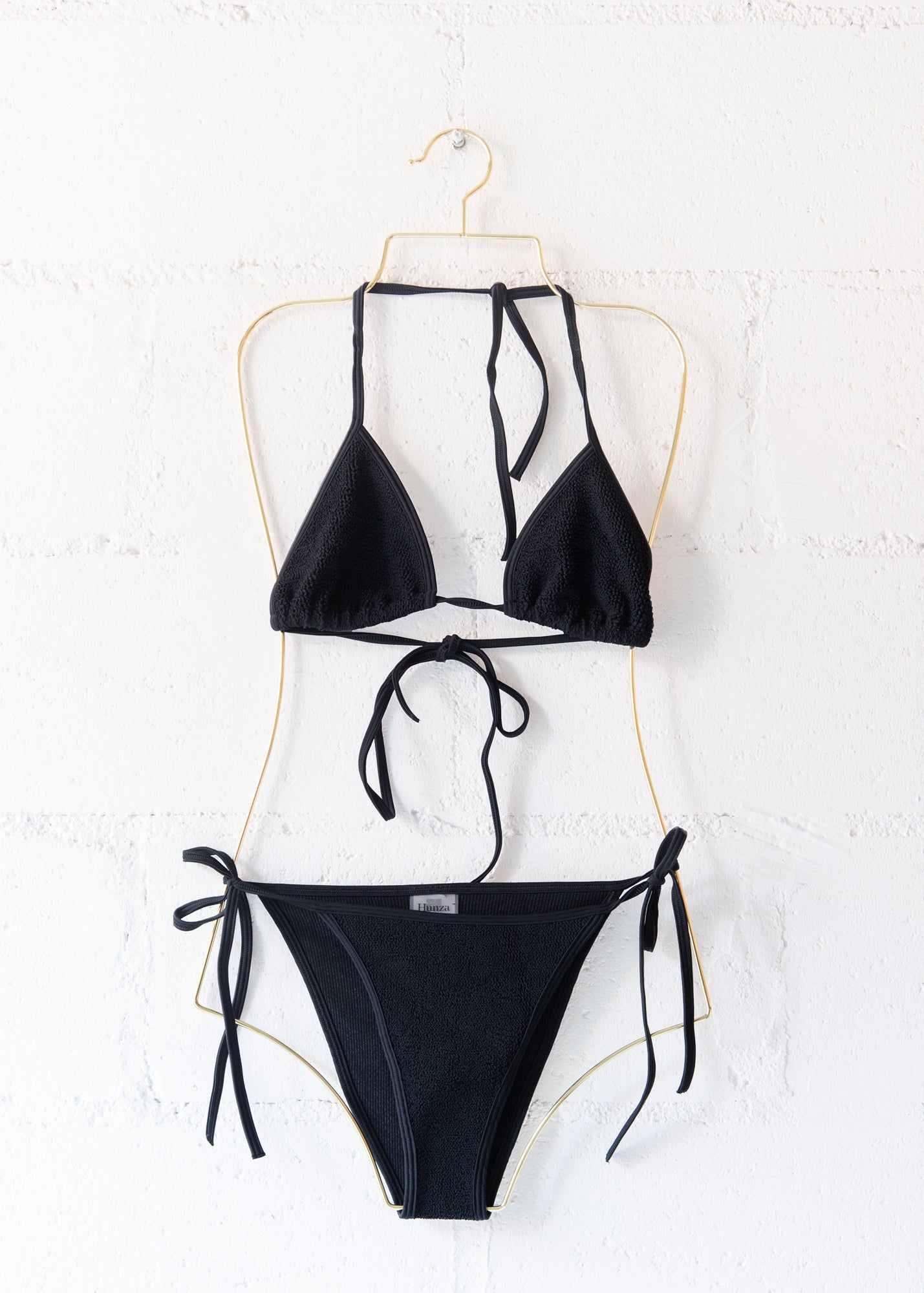 ビキニ HUNZA G Women Swimsuit 88099 BEVACR 85461 Black Gina Bikini, from Hunza G – Clic