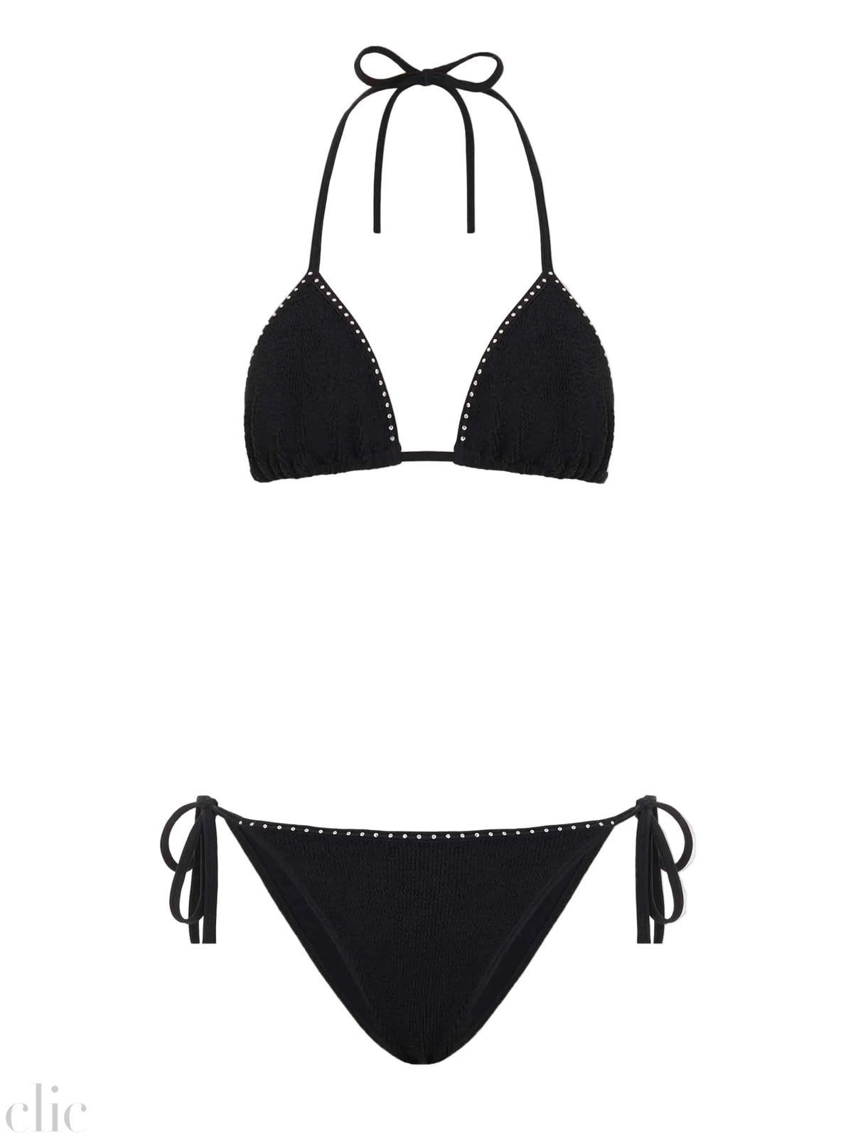 Gina Swarovski Bikini in Black, from Hunza G