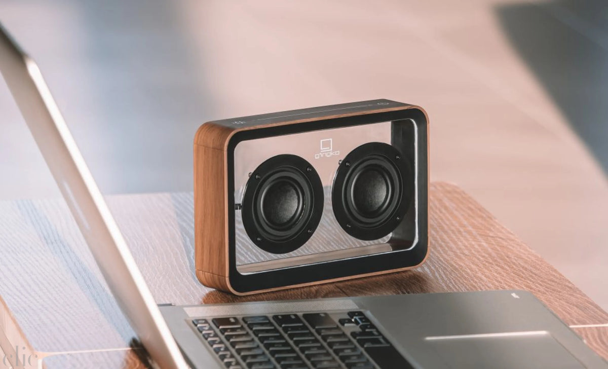 Mage See Through Speaker in Walnut