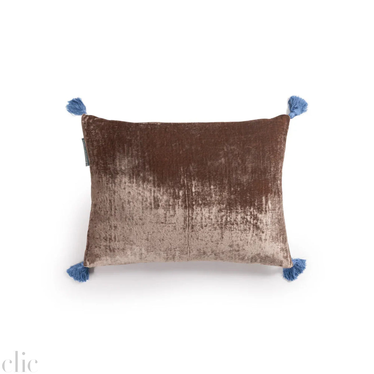 Goa Pompons Cushion in Bran, from Le Monde Sauvage by Beatrice Laval