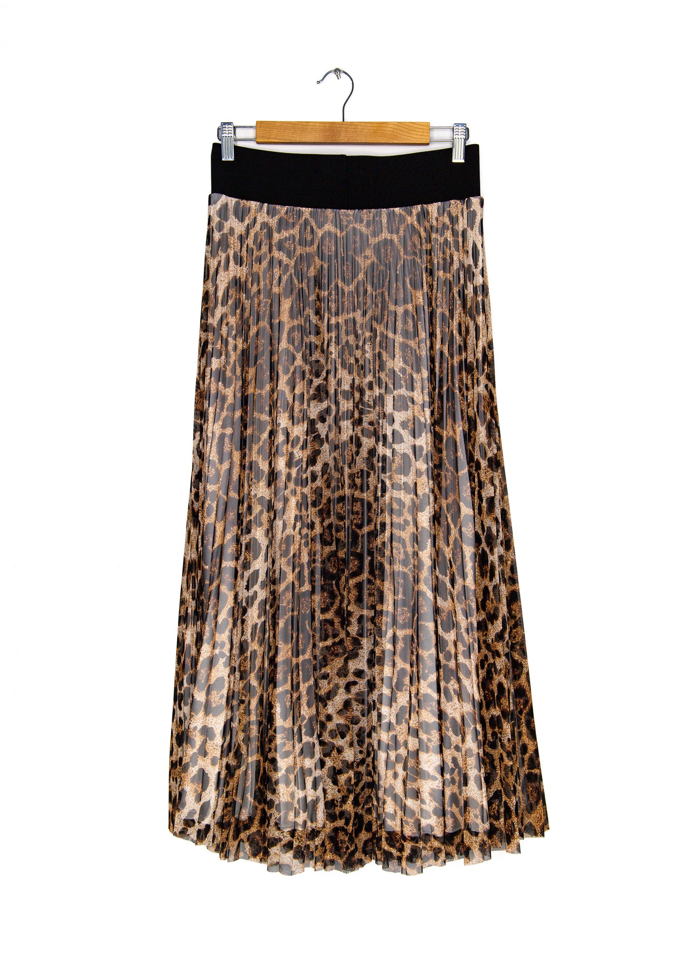Grace Skirt in Ivory and Leopard, from Loyd Ford