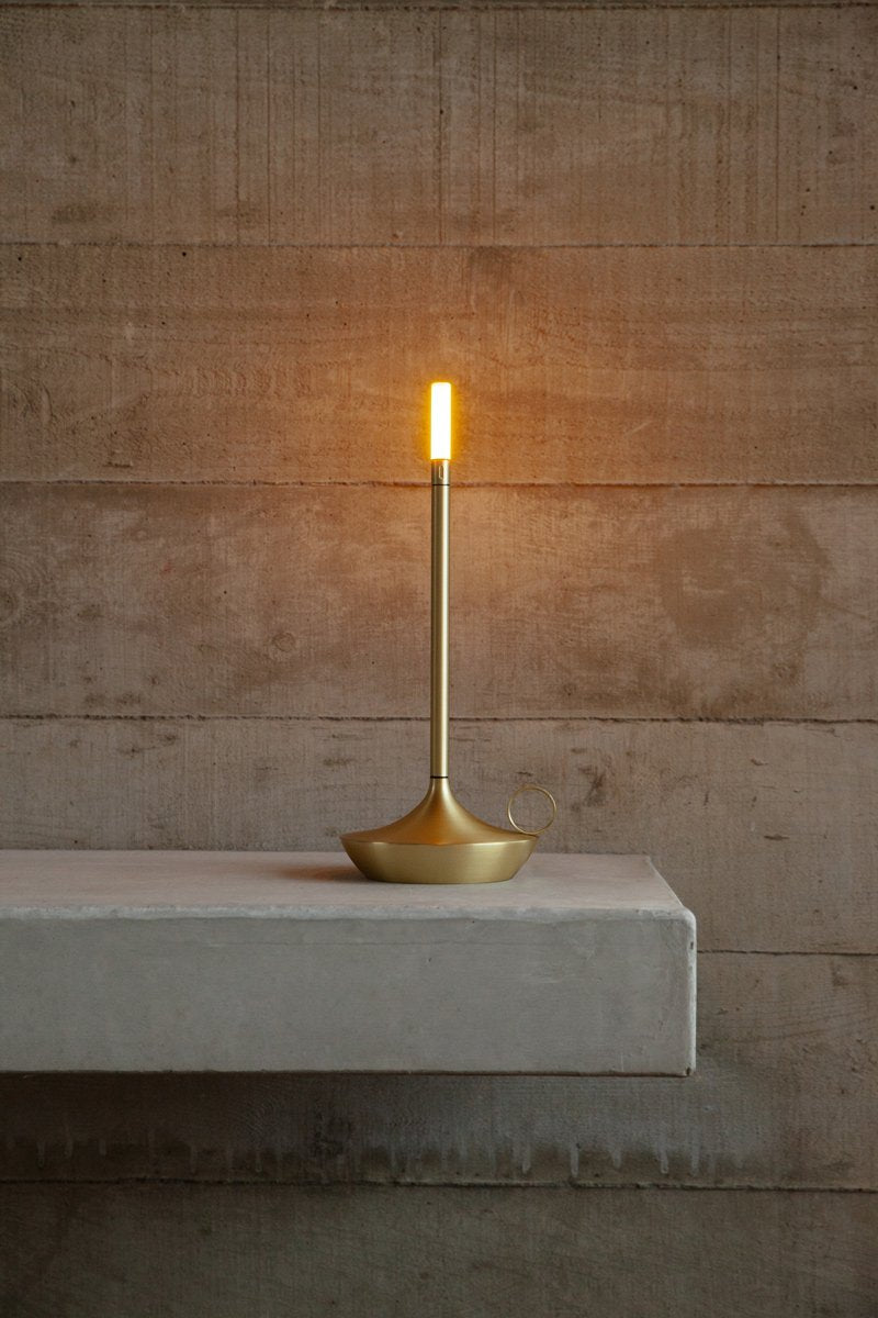 Wick Lamp in Brass, from Graypants