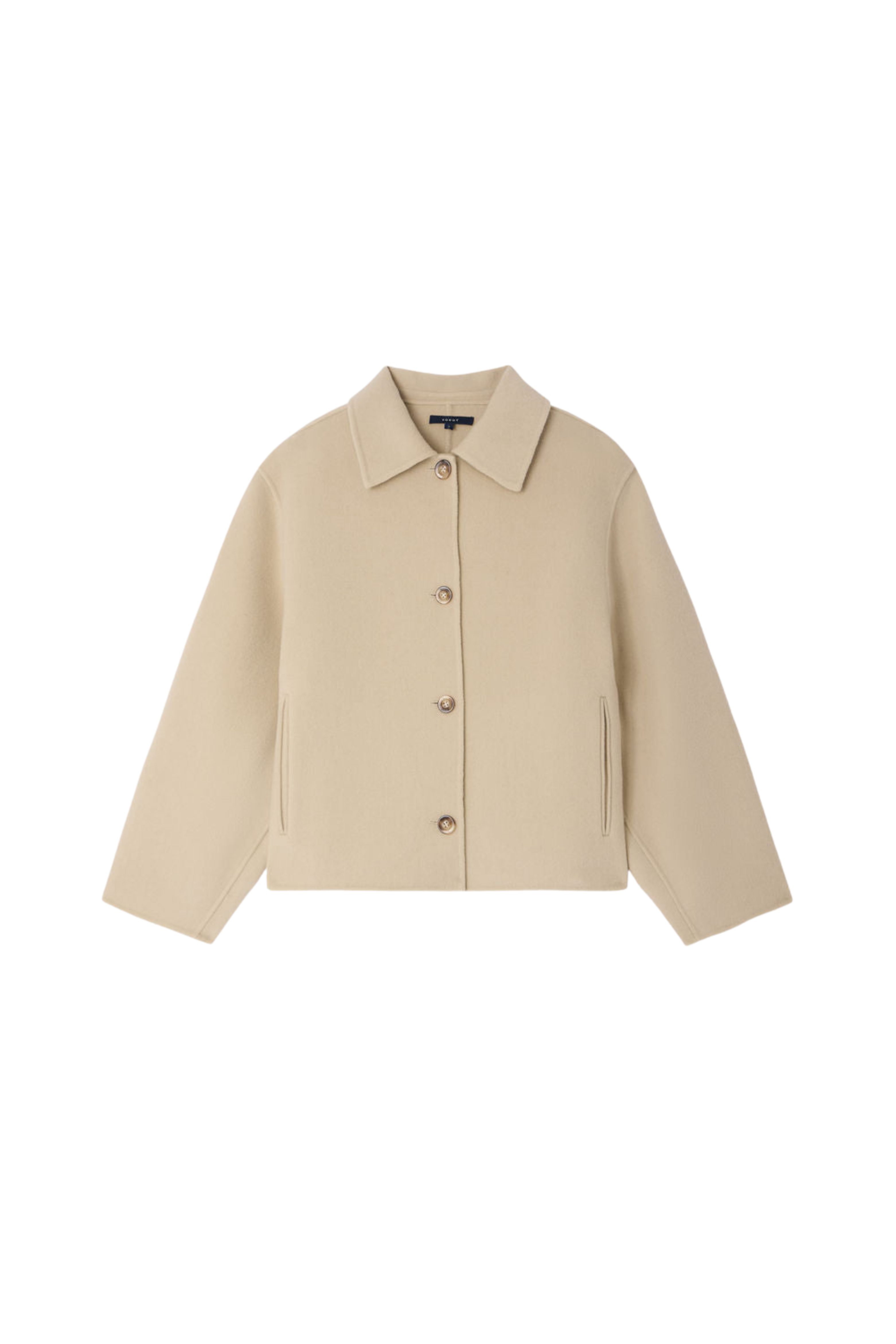 Gyoda Short Coat in Chalk, from Soeur