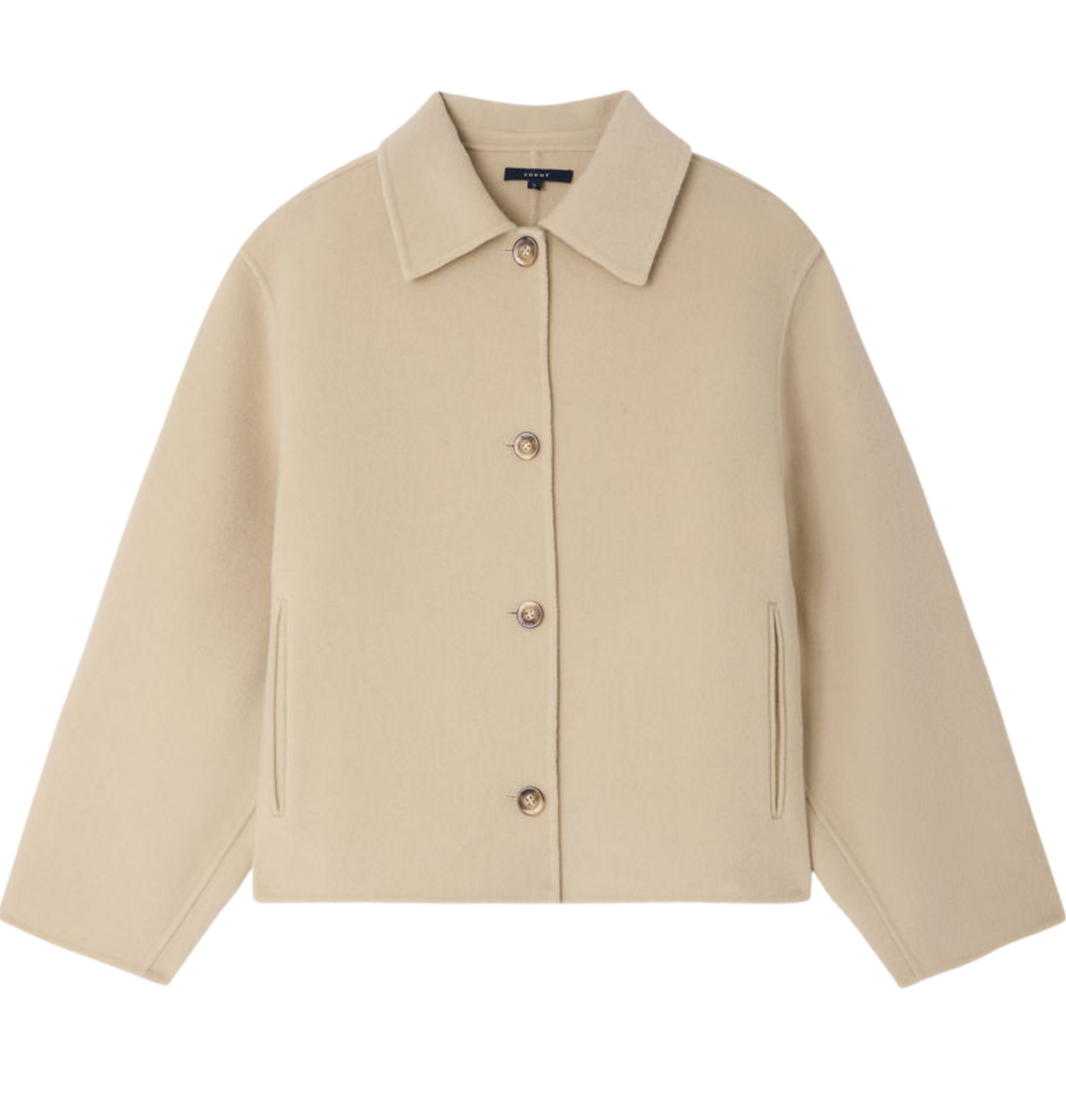 Gyoda Short Coat in Chalk, from Soeur