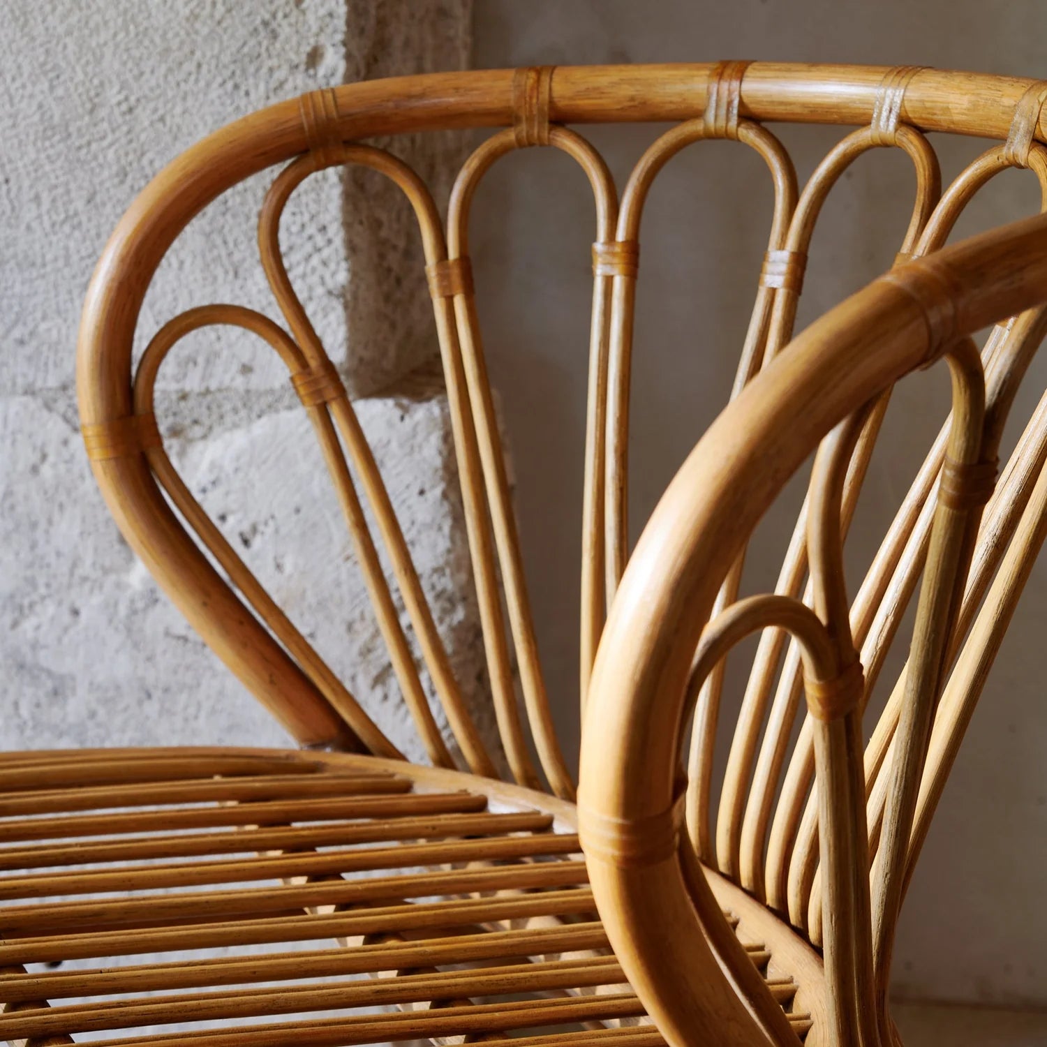Coste Rattan Lounge Chair, from Woven Shop