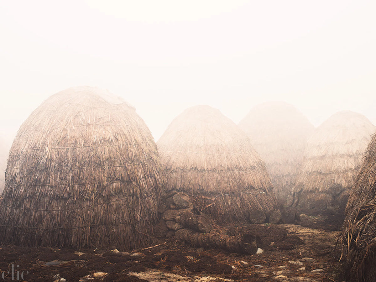 Hay, Cow Dung, Stones and Space by Caleb Cain Marcus