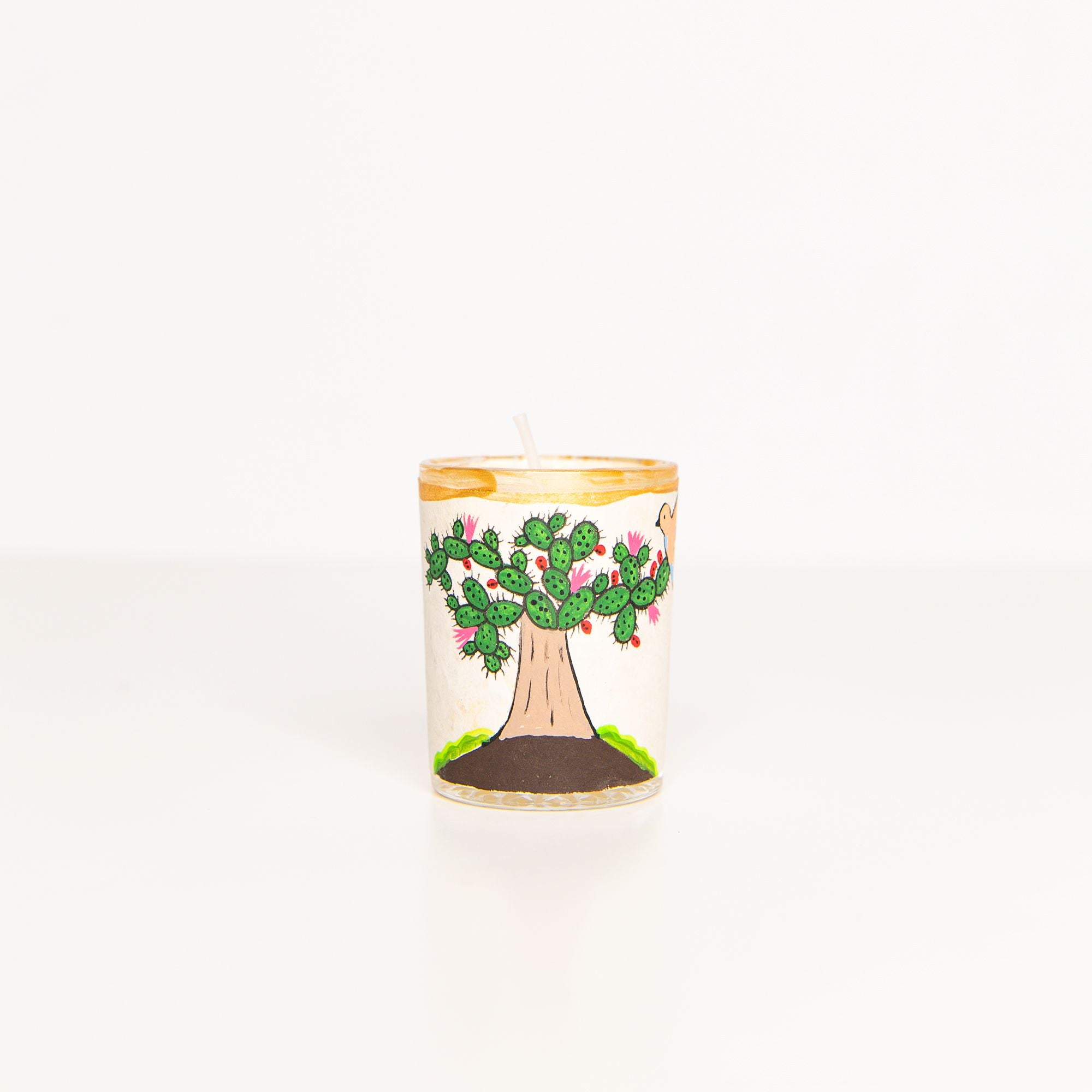 Nopal Cactus Votive Candle, from Riversong