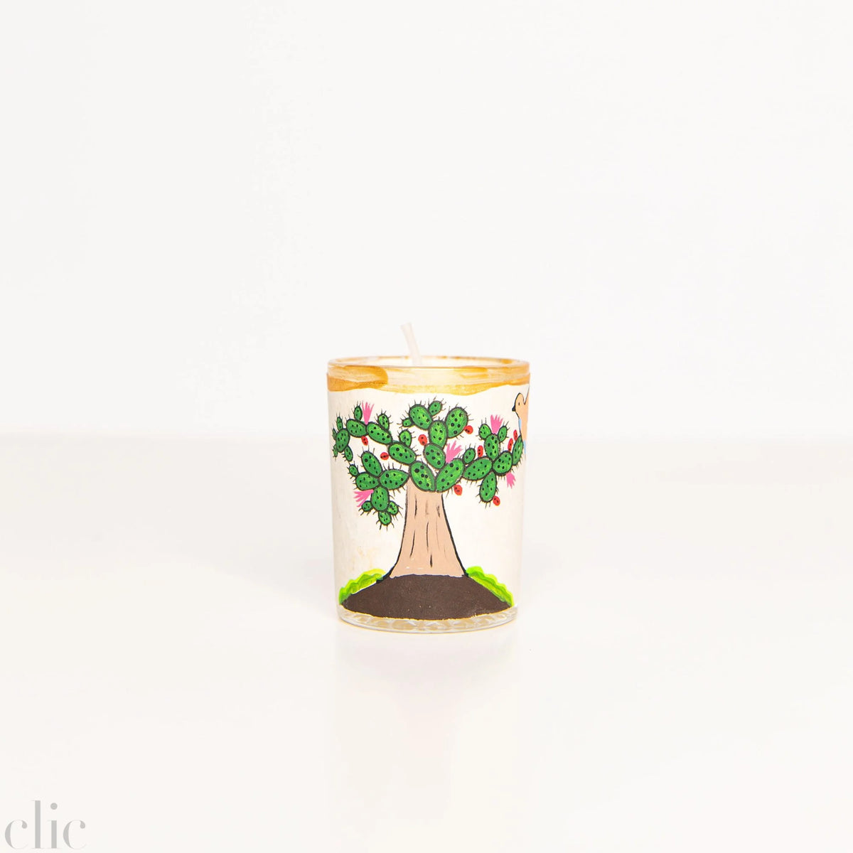 Nopal Cactus Votive Candle, from Riversong