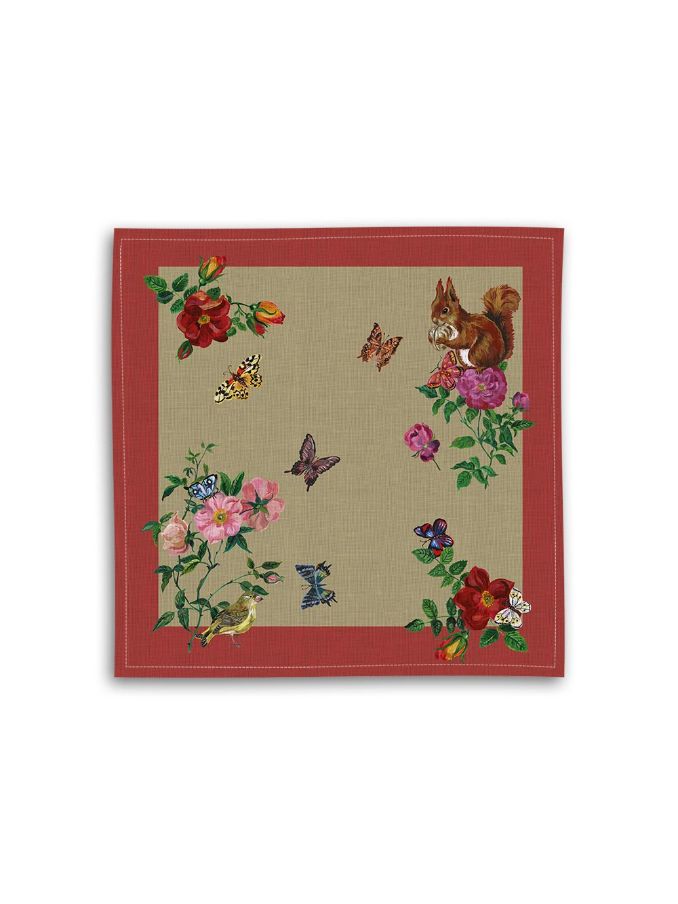 Hedgerow Bloom Napkin, from Avenida Hoem