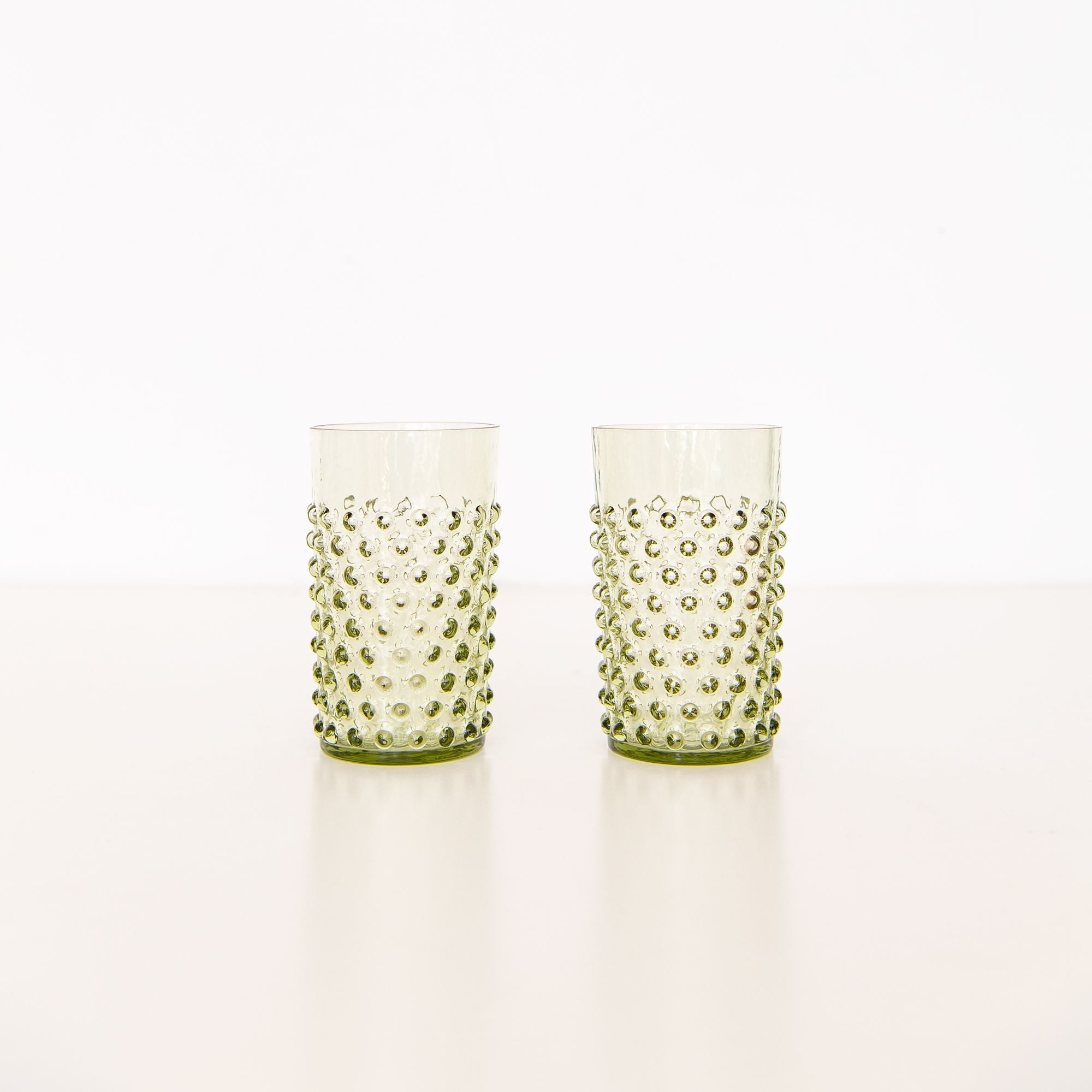 Hobnail Tumbler in Olive Green, from Anna Von Lipa