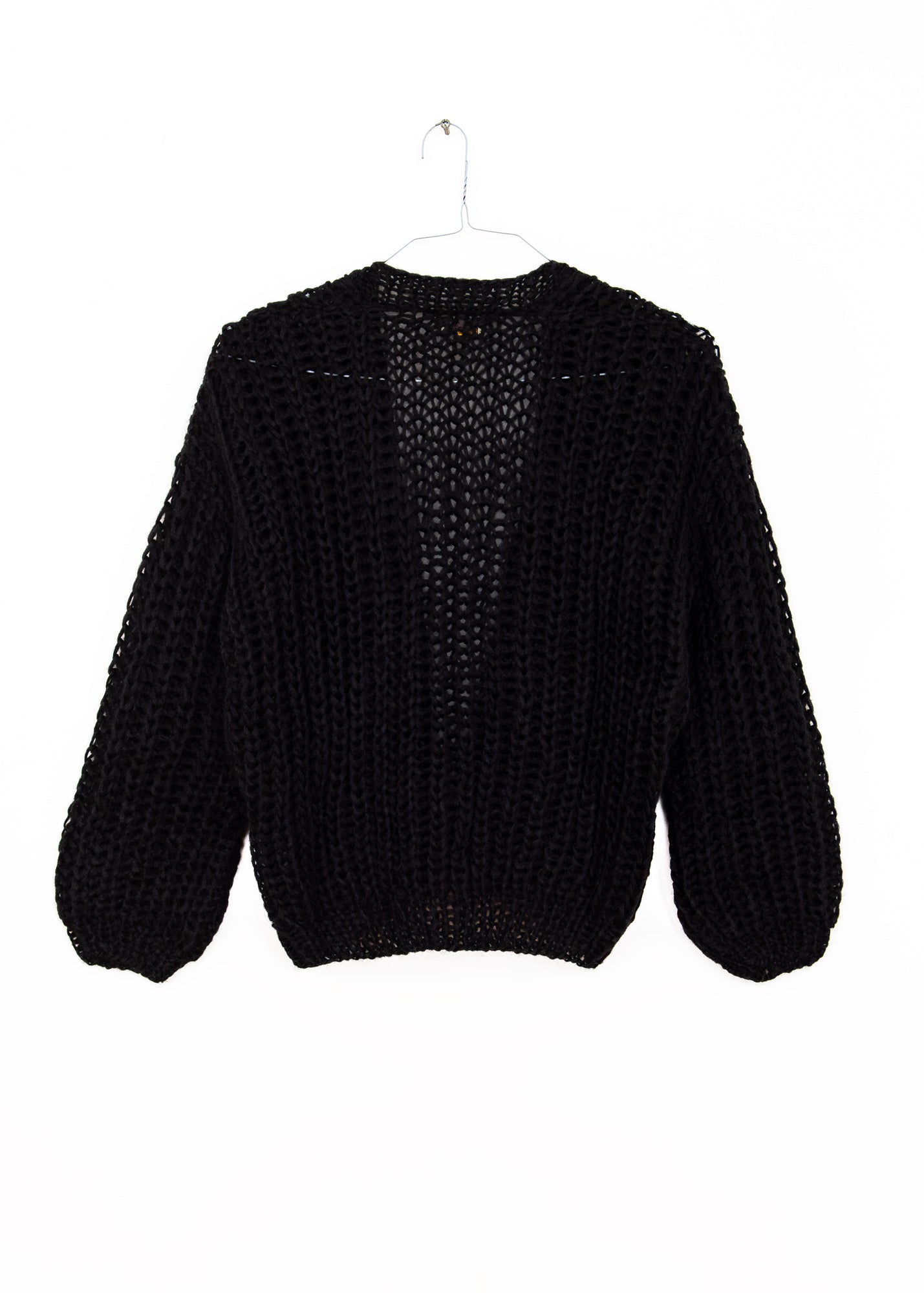 Hilma Pujpu Cardigan in Black, from Matta