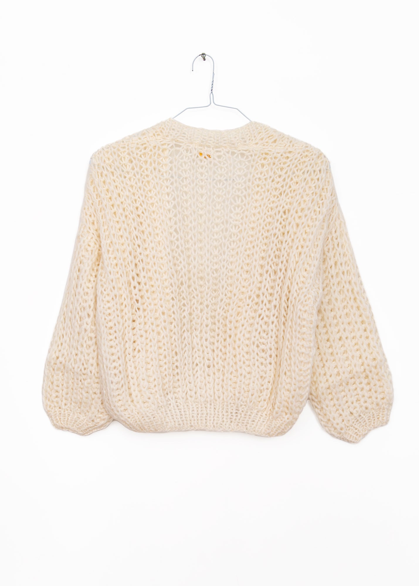 Hilma Pujpu Cardigan in Ivory, from Matta