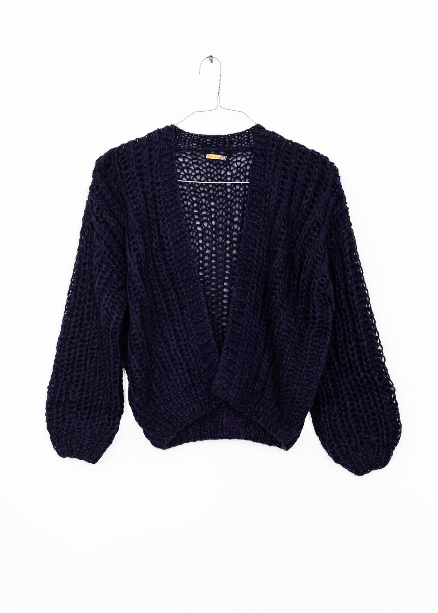 Hilma Pujpu Cardigan in Navy, from Matta