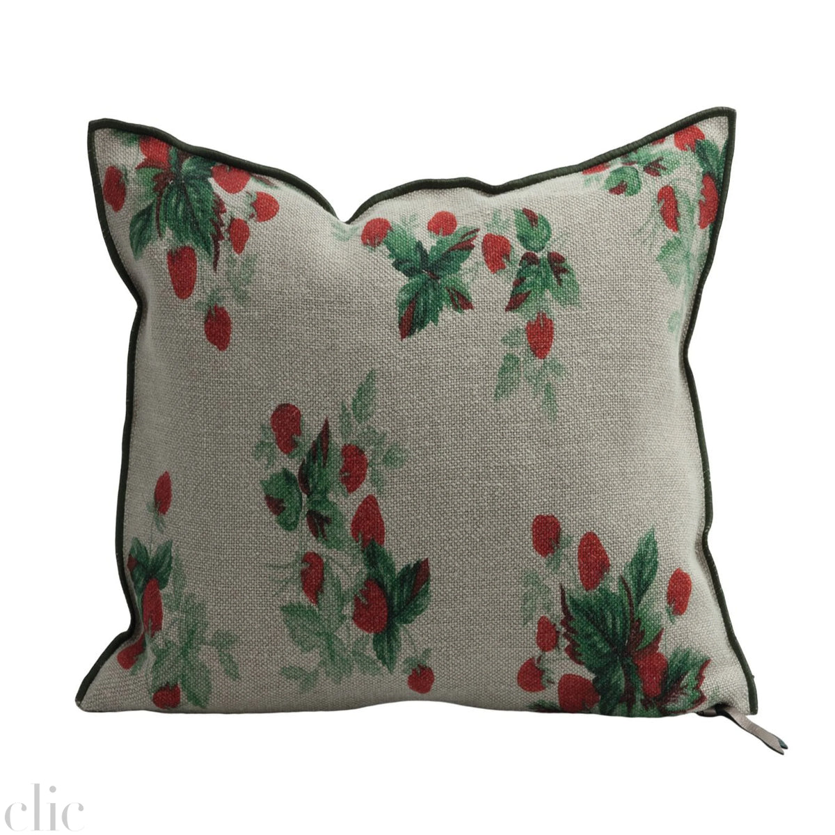 Wabi Sabi Les Fraises Pillow 26x26, from Maison de Vacances