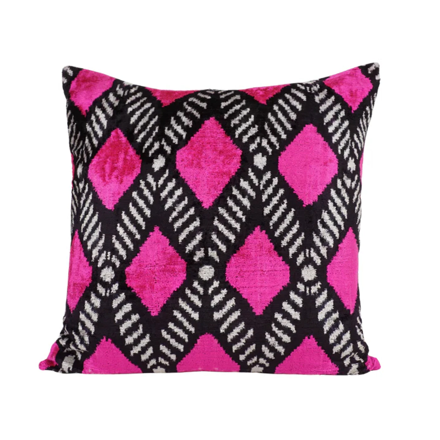 Hollywood Ikat Silk & Velvet Pillow, from MD Home