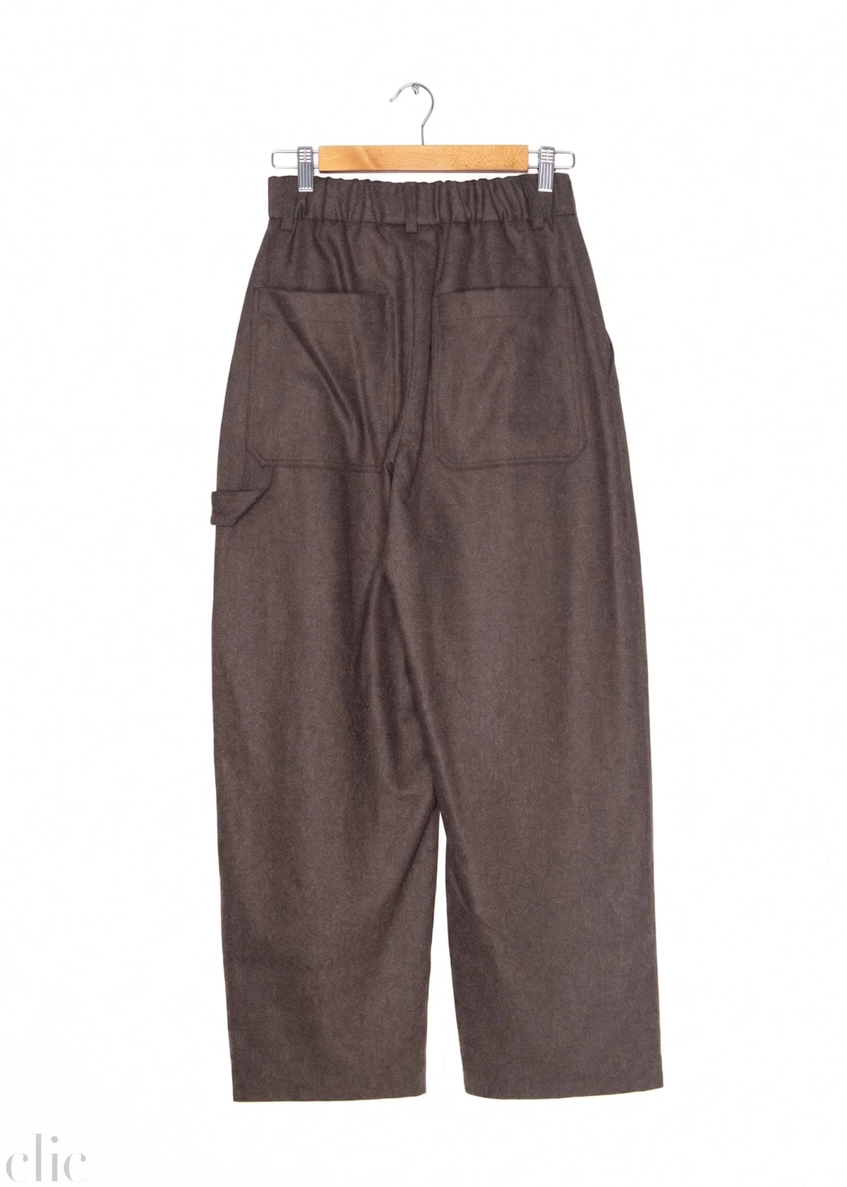 Holt Wool Pants in Brown, from Nicholson & Nicholson