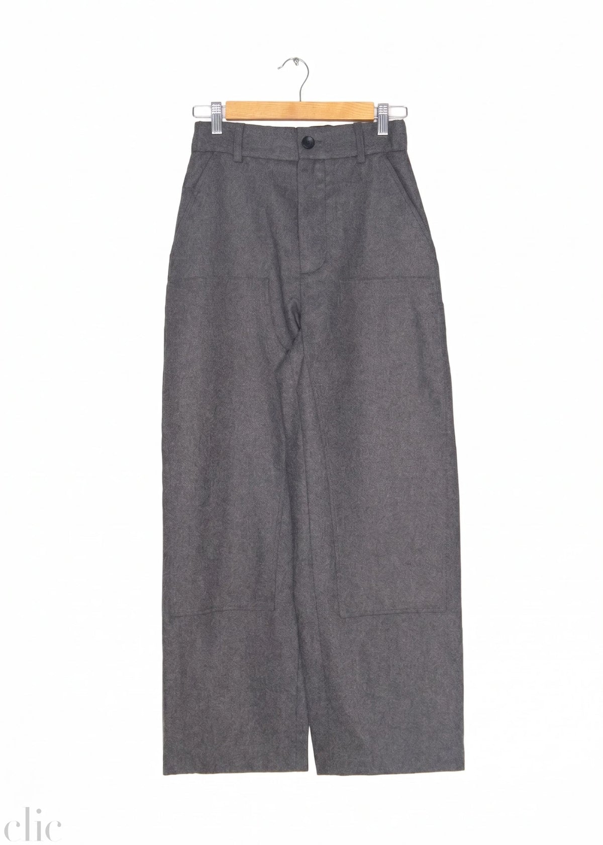 Holt Wool Pants in Grey, from Nicholson & Nicholson
