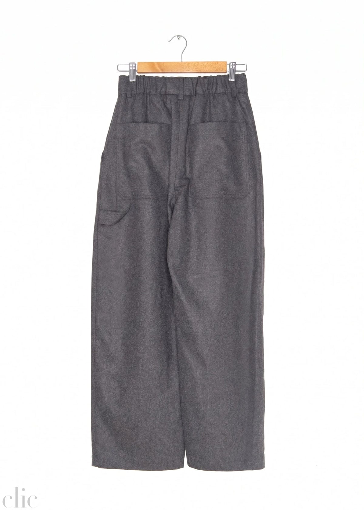 Holt Wool Pants in Grey, from Nicholson & Nicholson