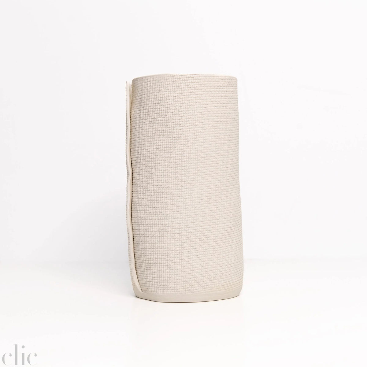 Medium Burlap Cylinder in Cream, from CYM