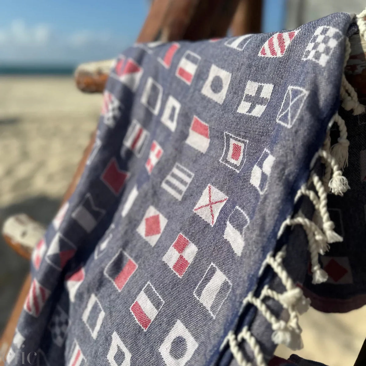 Turkish Beach Towel Nautical Flags