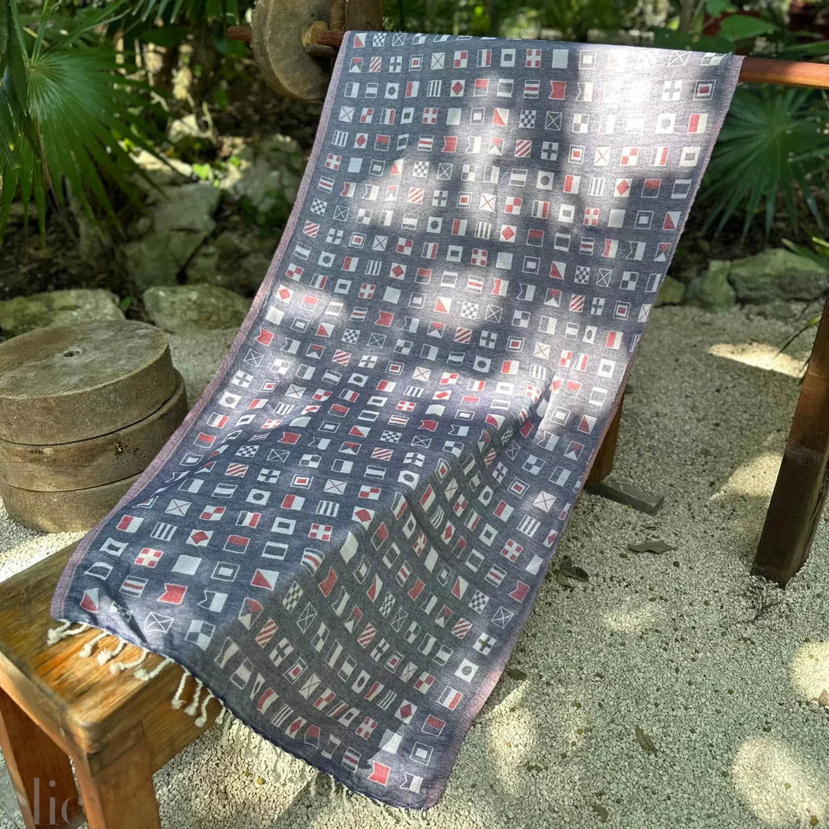 Turkish Beach Towel Nautical Flags