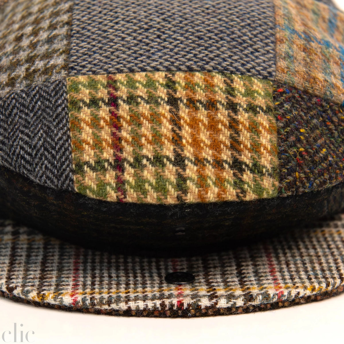 Vintage Tweed Patchwork Cap, from Hanna Hats