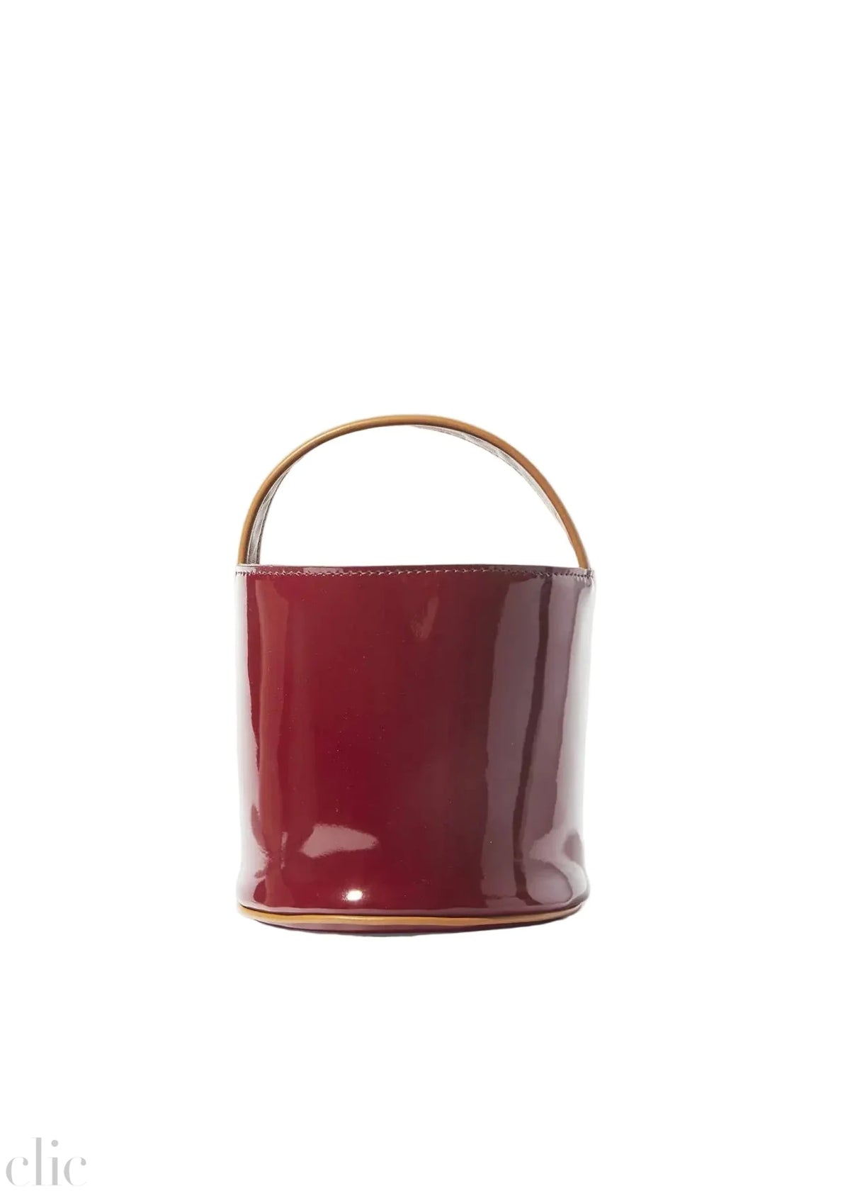Vinyl Mini Bucket in Bordeaux, from Maria La Rosa