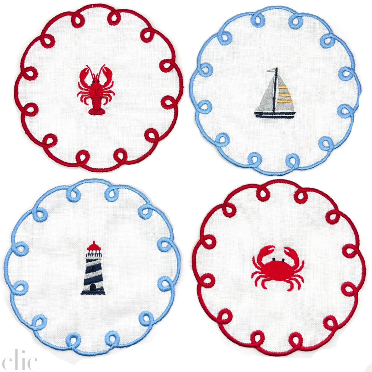 Beach House Napkins from, NuYorkCloth