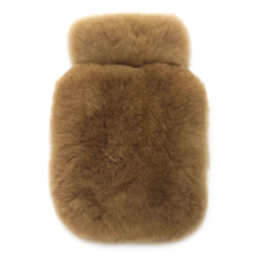Alpaca Hot Water Bottle in Chestnut, from Intiearth