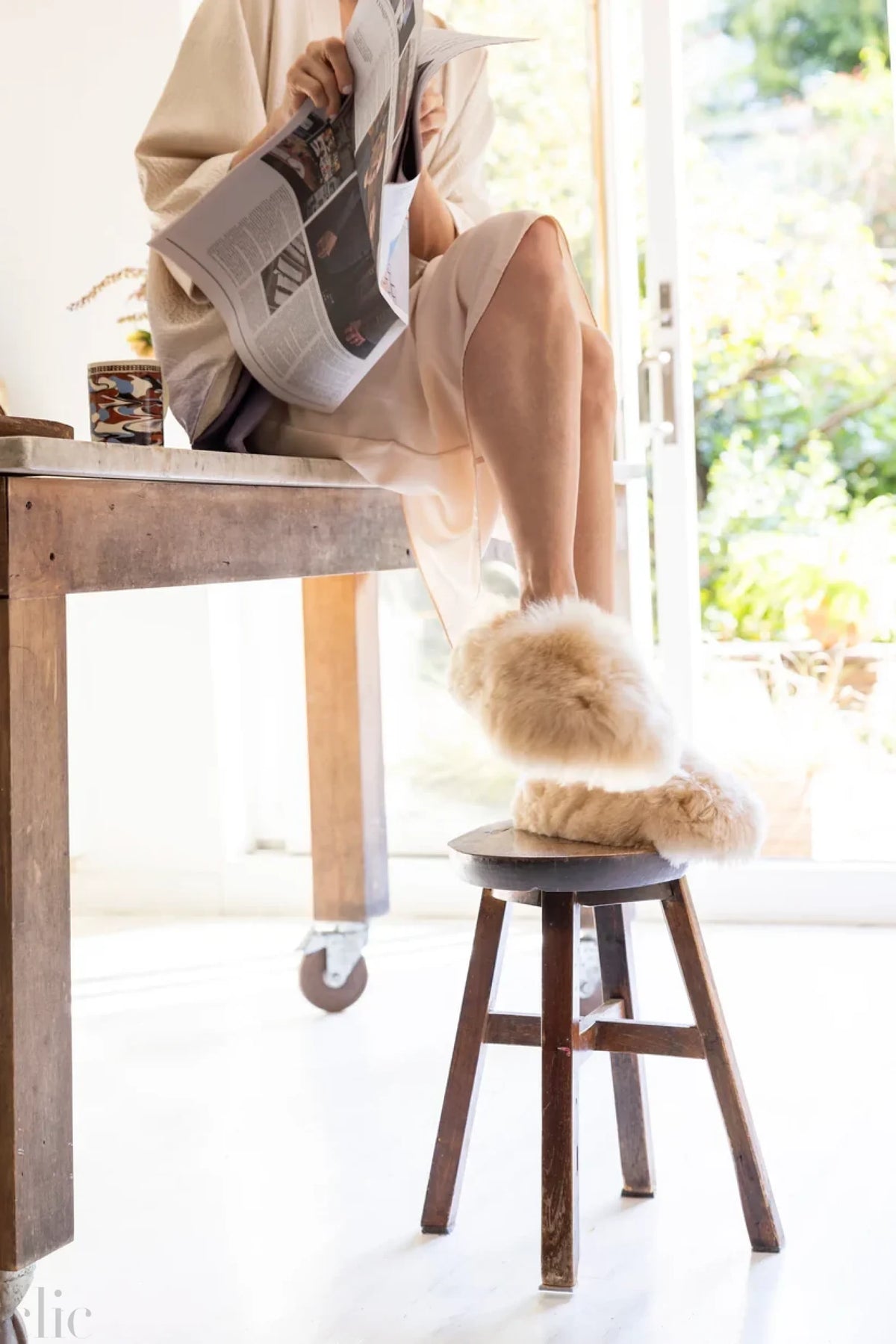 Cozy Alpaca Slippers