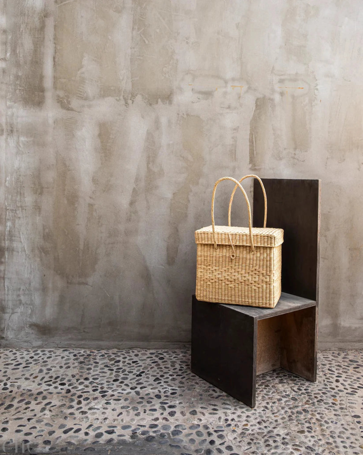 Mini Picnic Basket in Natural
