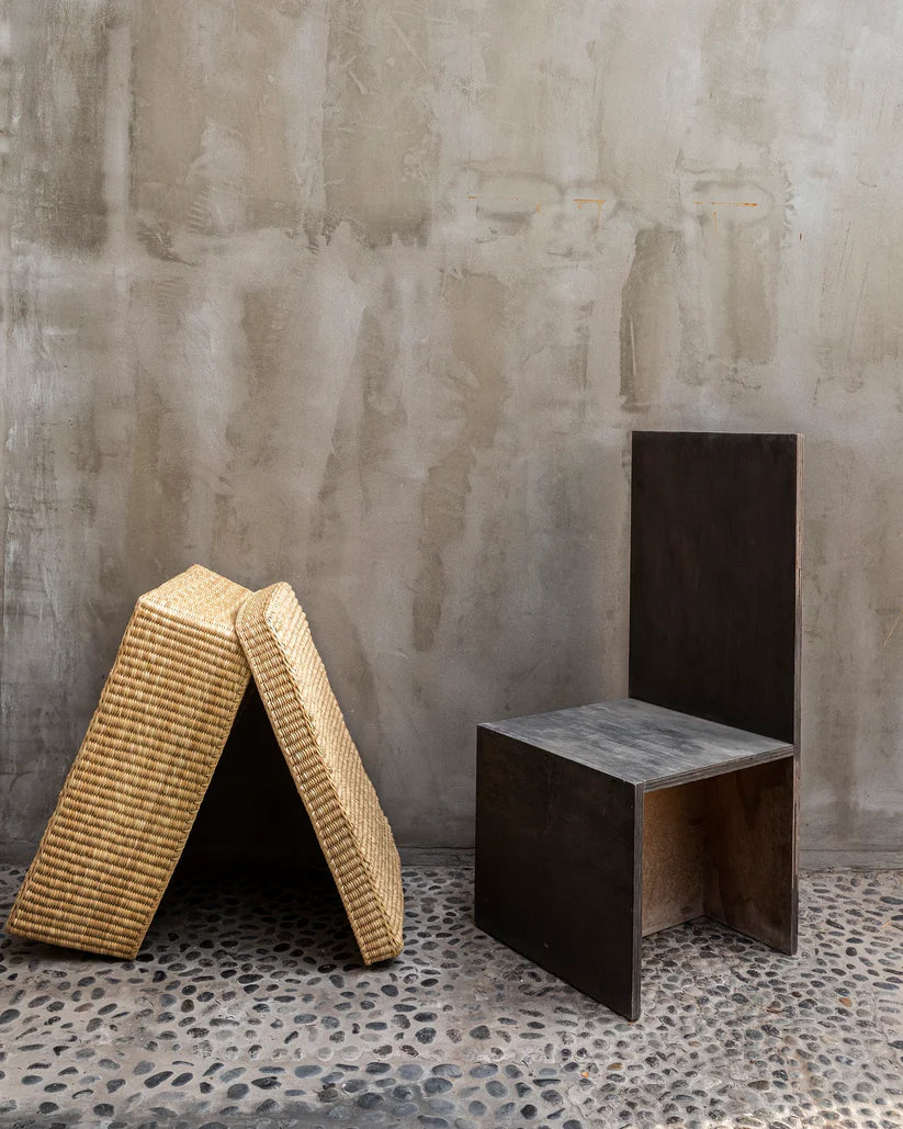 Reed Basketet in Natural, from Intiearth