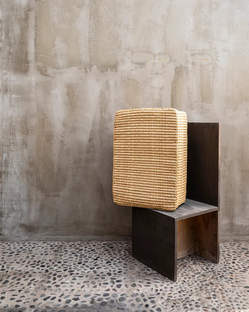 Reed Basketet in Natural, from Intiearth