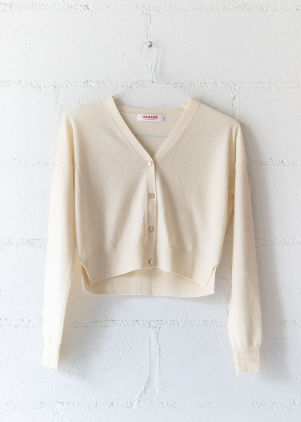 Cashmere Crop Cardigan, from Organic by John Patrick