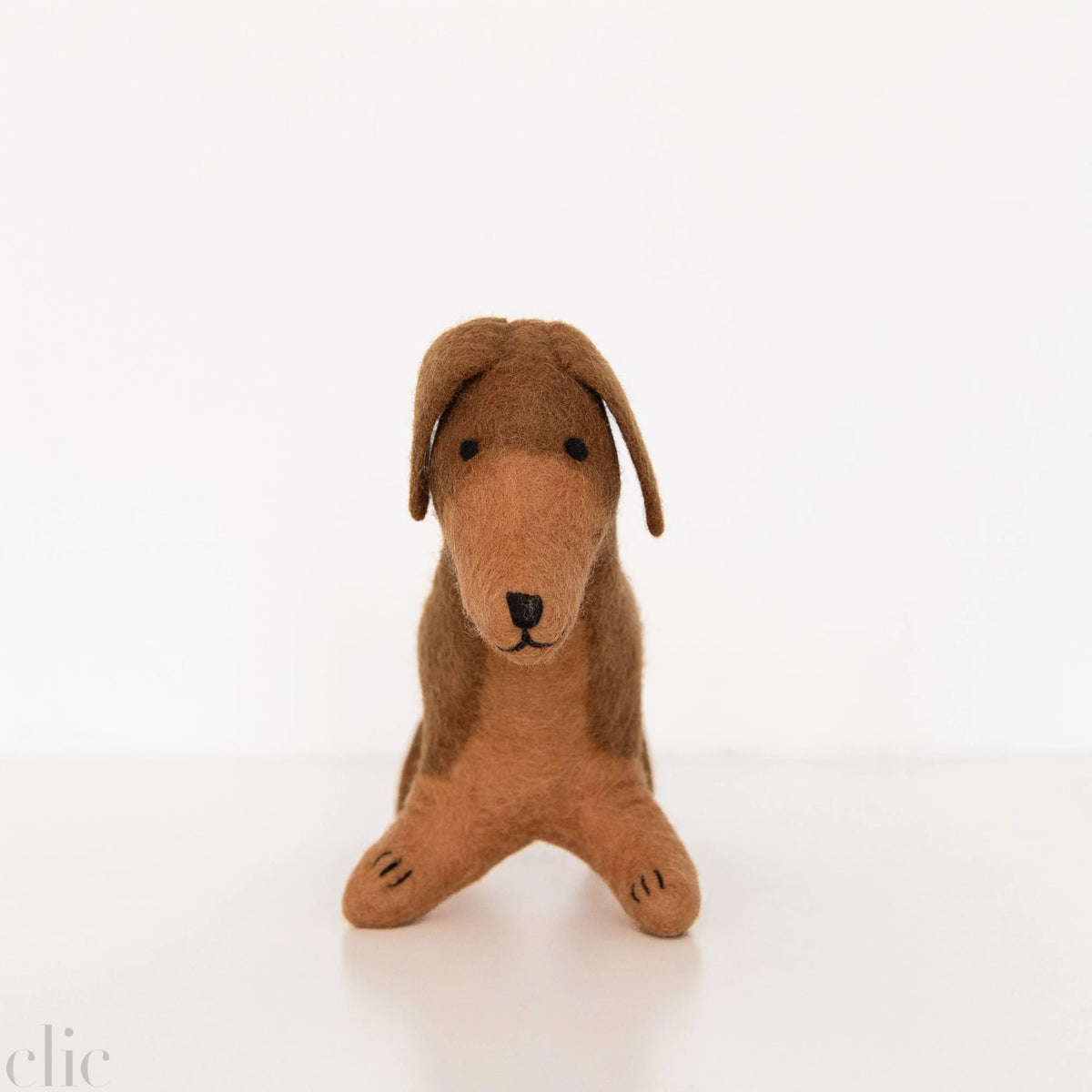 Hand Felted Dachshund
