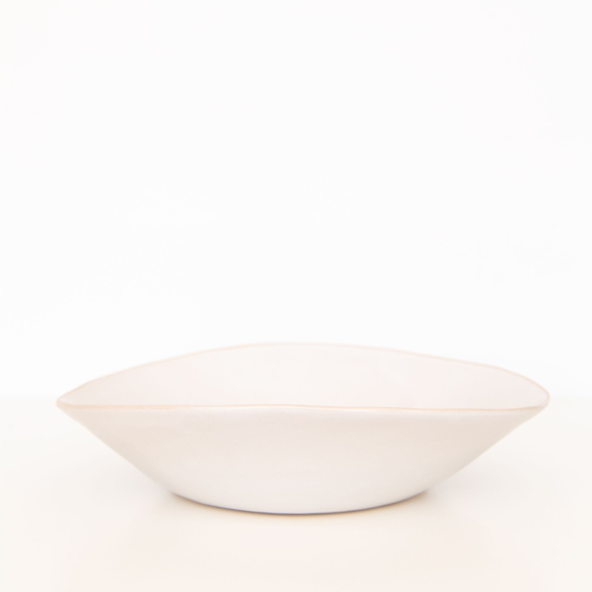 Large Salad Bowl in Beach Sand White, from Wonki Ware