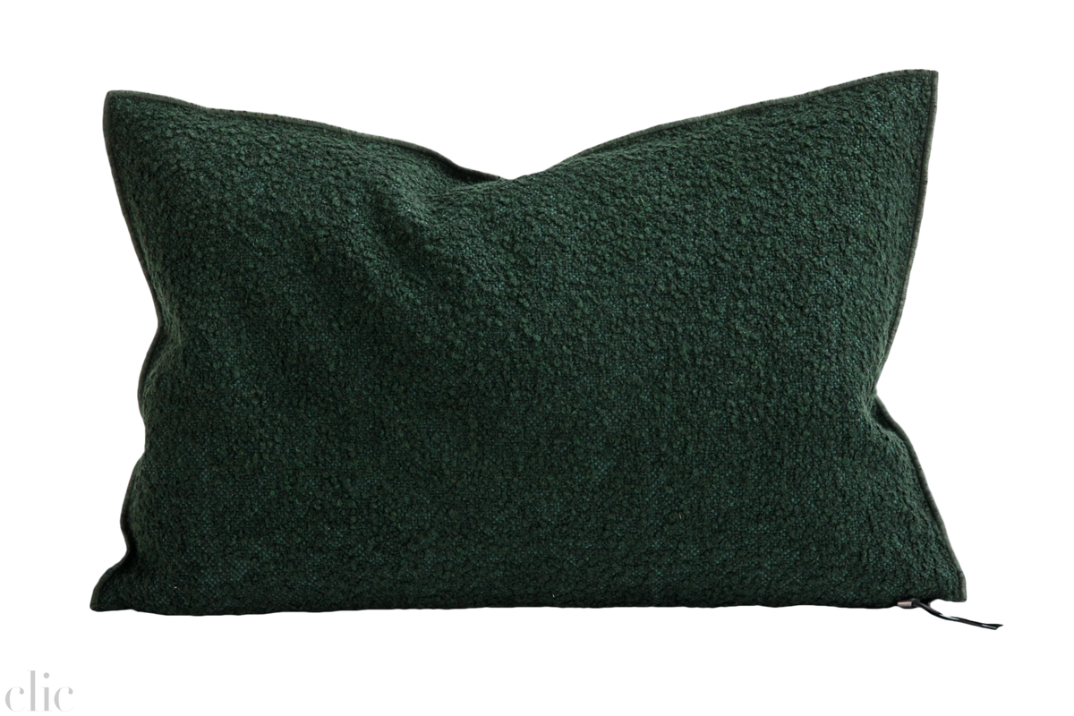 Wooly Vice Versa Pillow 16 x 24 in Avocat, from Maison de Vacances