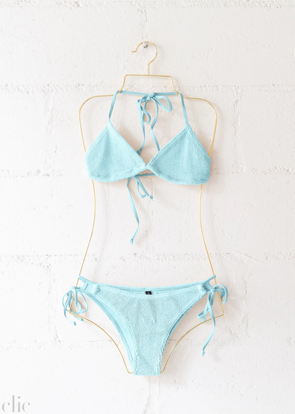 Jamaica Bikini Top in Island Blue, from Love & Bikinis