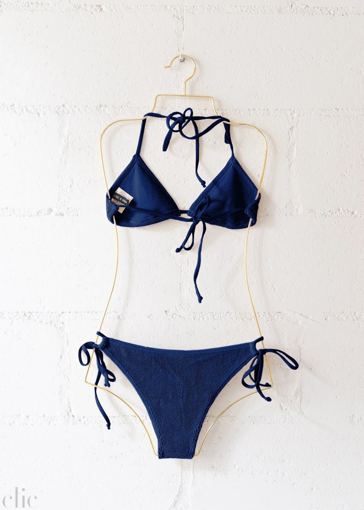 Jamaica Bikini Bottom in Navy Blue, from Love & Bikinis