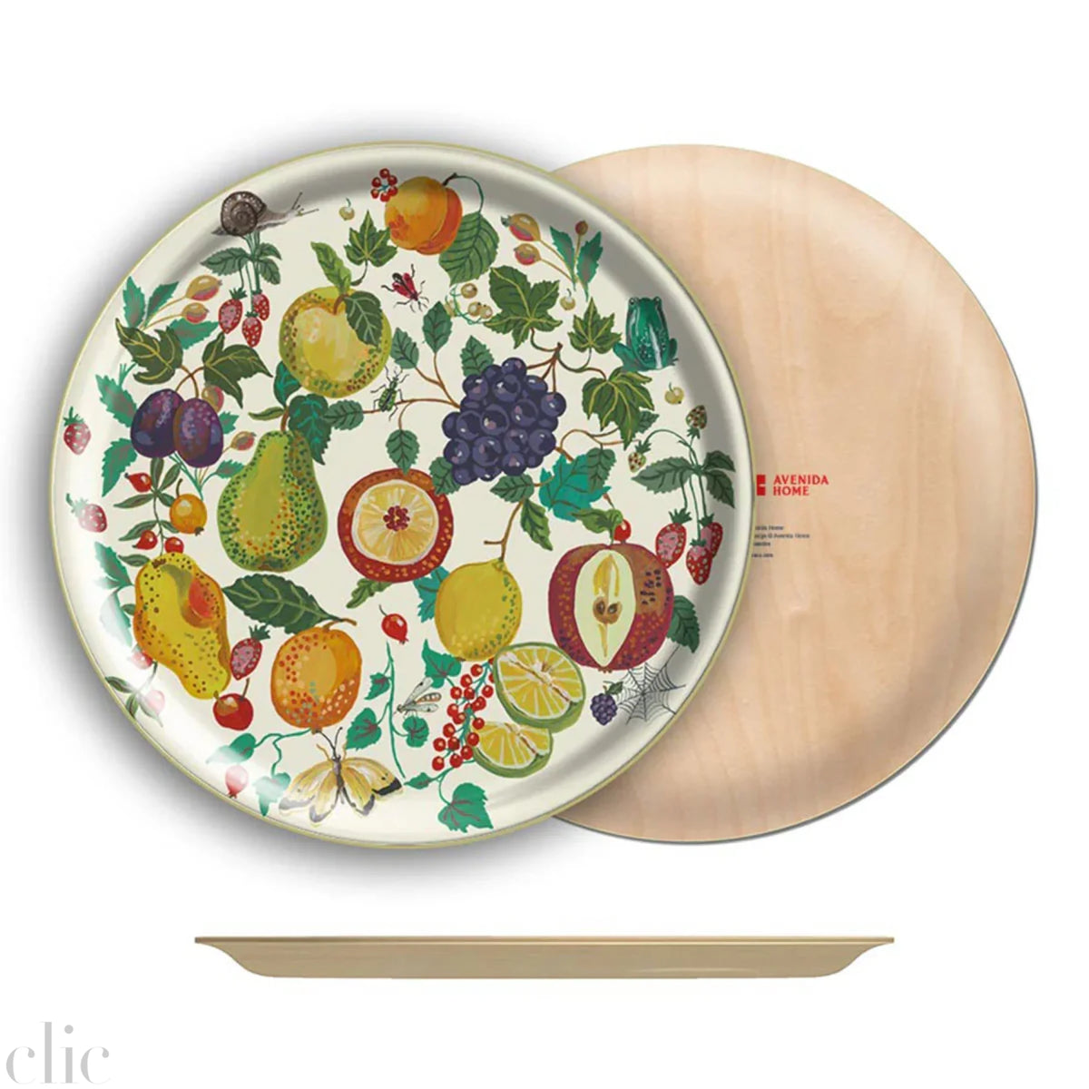 Jardin Gourmond Round Tray, from Avenida Home