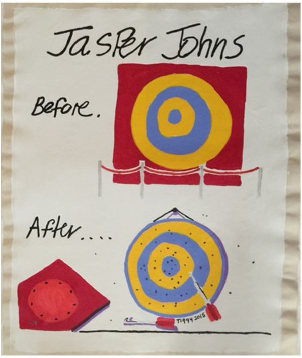 Jasper Johns 1 by Tiggy Ticehurst