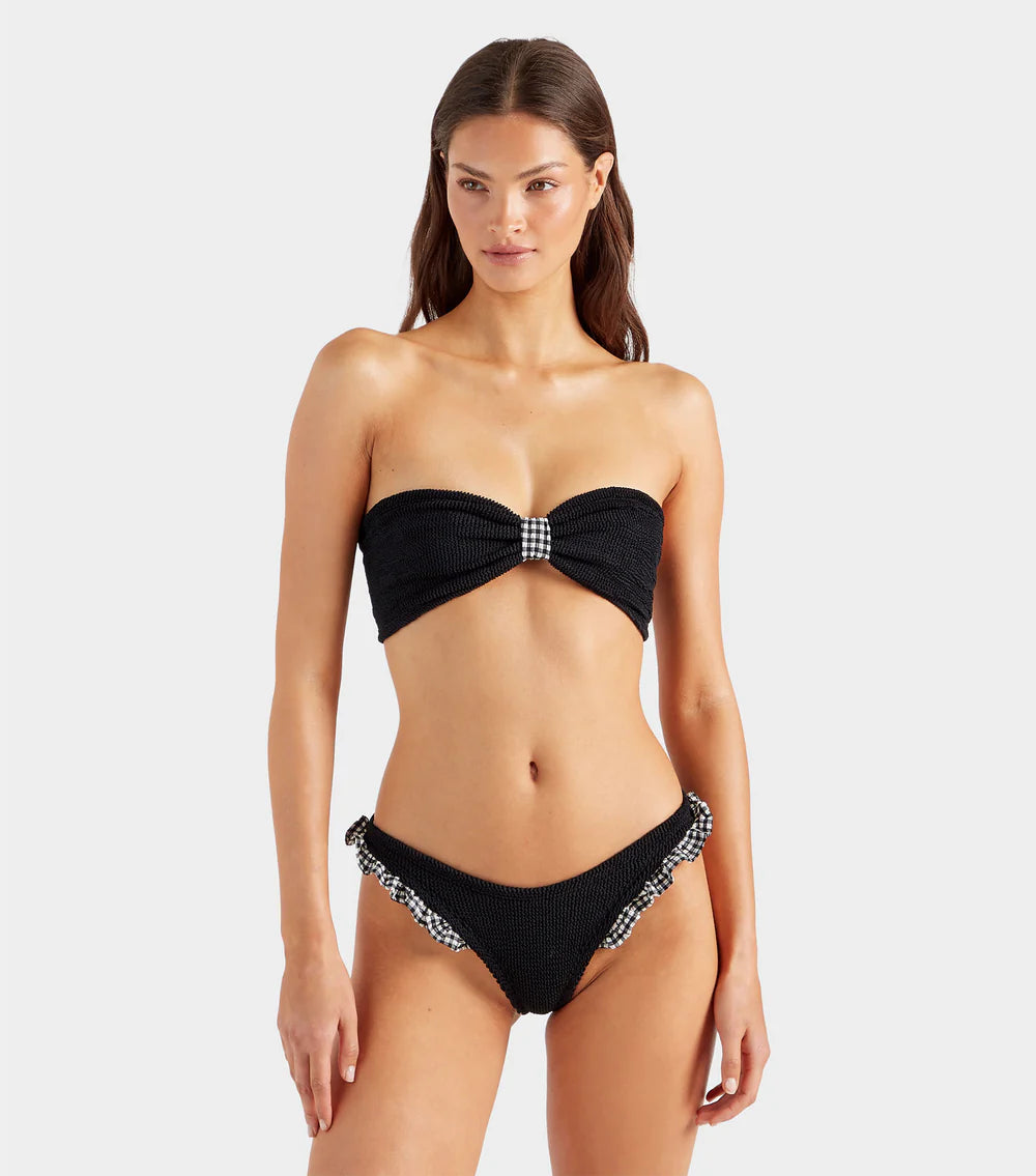 Jean Bikini in Black Gingham, from Hunza G