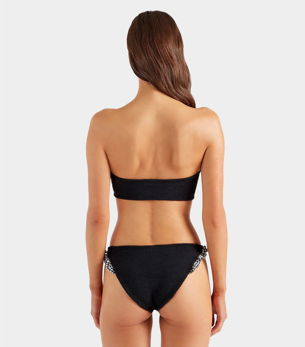Jean Bikini in Black Gingham, from Hunza G