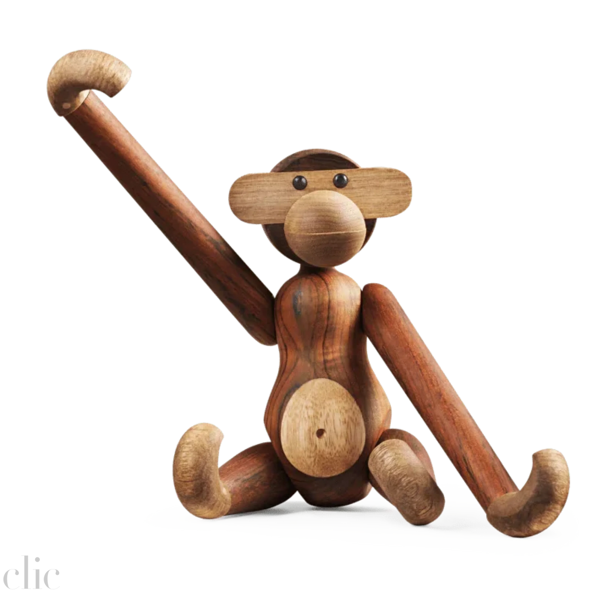 Medium Monkey in Teak and Limba